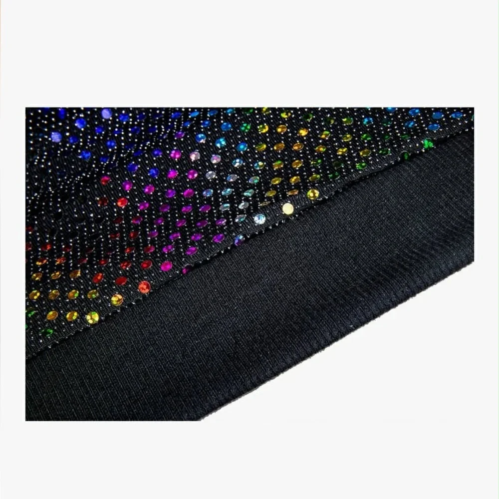 Multicolor Sequin-Effect Jogger Set - Women